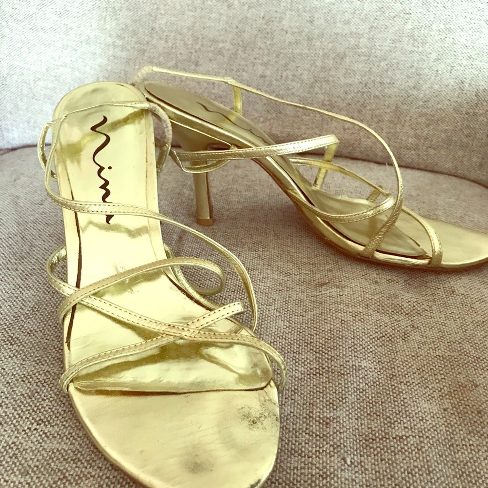 Gold heels